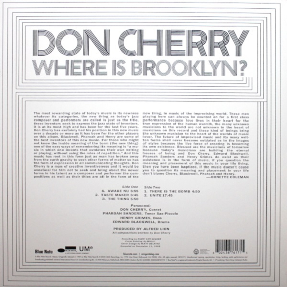 Don Cherry / Where Is Brooklyn? (LP)