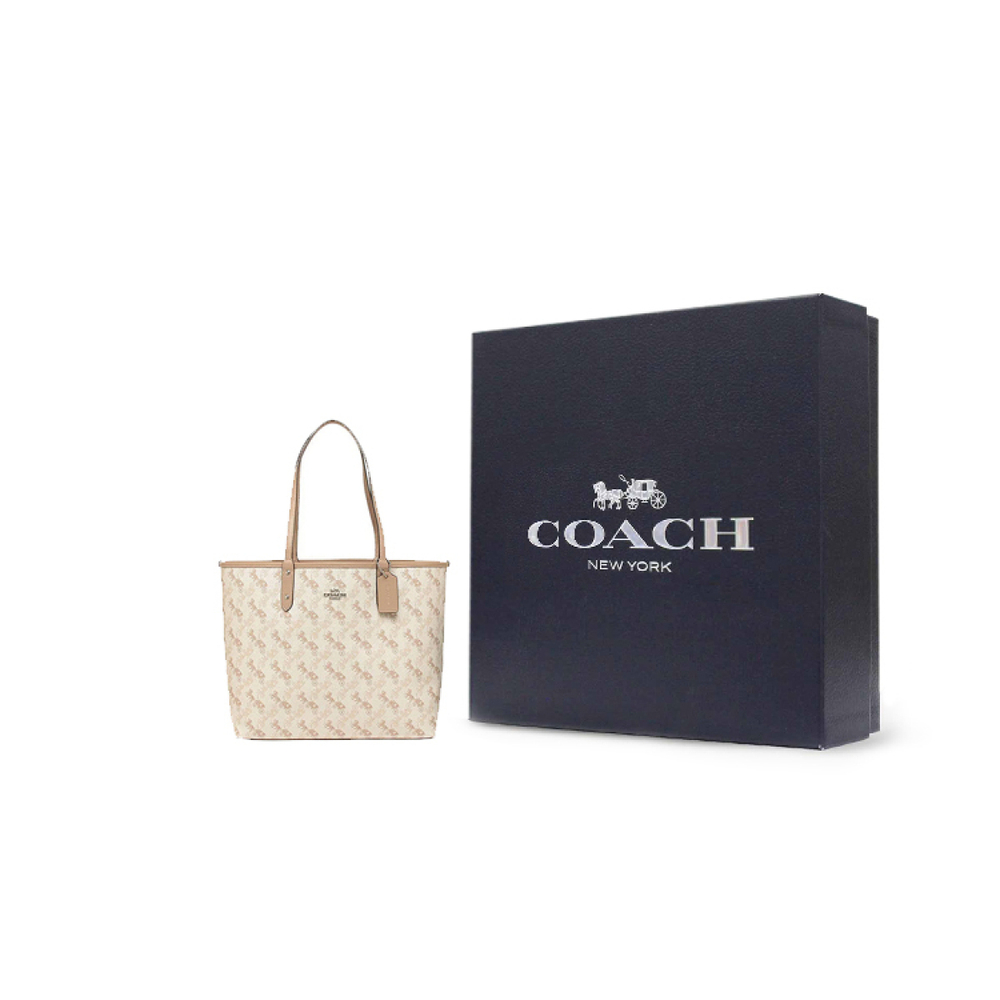 Сумка COACH City Reversible 33 PVC Tote, 91107-SVQB9