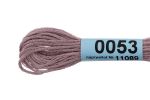 Мулине Gamma 100% хлопок, цв.0053 серо-фиолетовый, 24 мотка по 8 метров