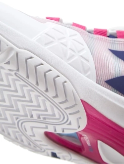 Женские теннисные кроссовки Diadora Speed Blushield Fly 4 + AG - white/blue print/pink yarr
