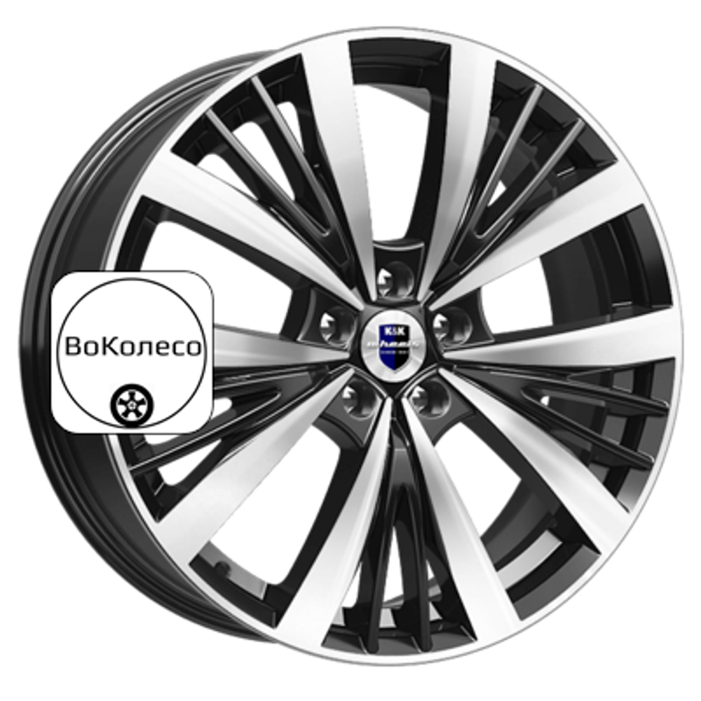 7,5x19/5x114,3 ET50 D67,1 Марвел (КС881) Алмаз черный SK K&K
