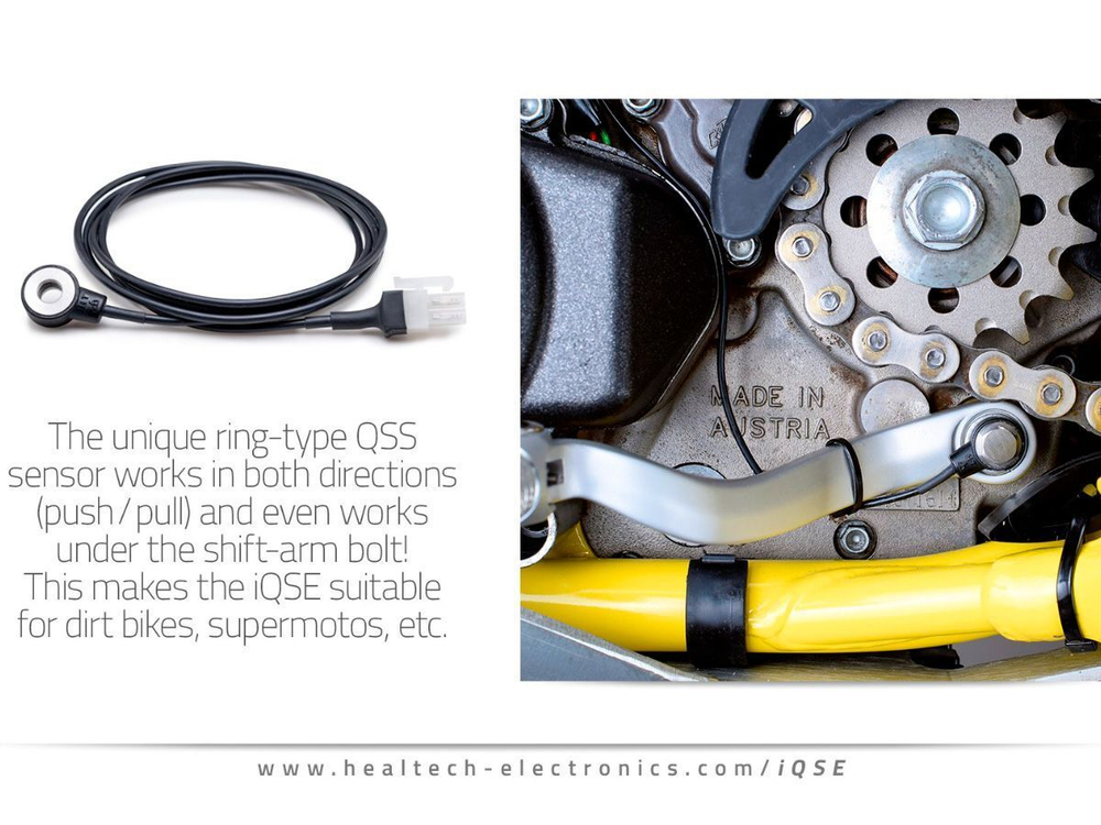 HT-IQSE-W1-HT-QSH-P2F HEALTECH WI-FI ELECTRONIC QUICK SHIFTER W/HARNESS