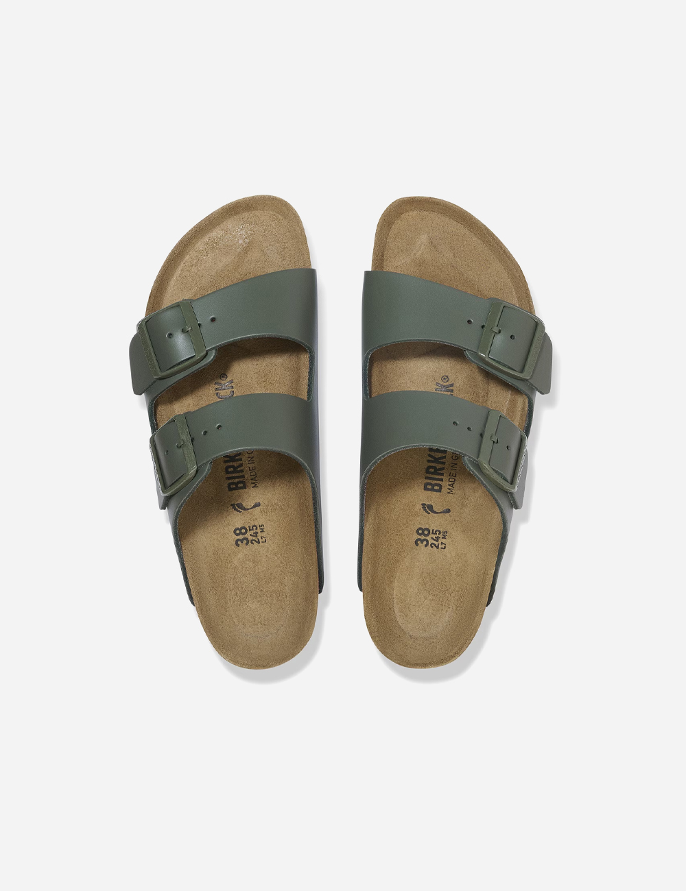 Birkenstock Arizona Natural Leather "Thyme"