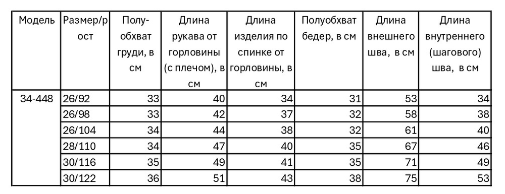 Комплект джинсовый для девочки 2-8 лет Fleur de Vie
