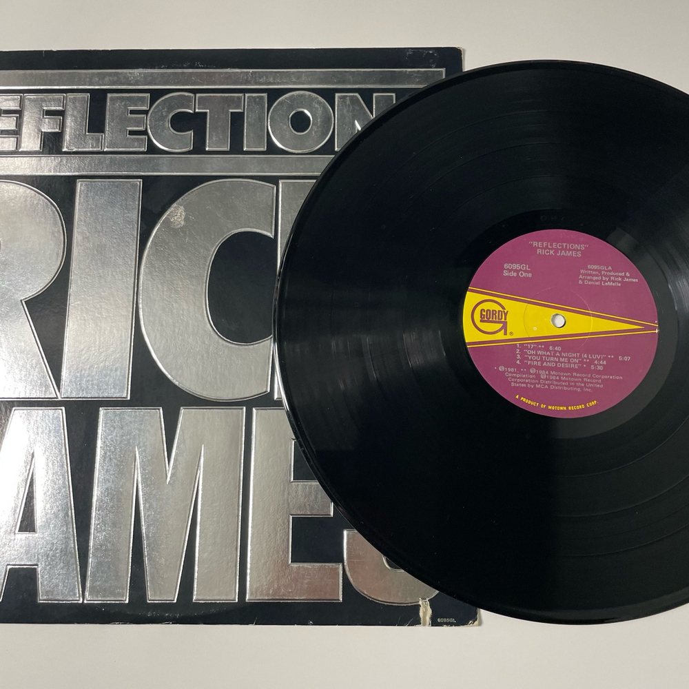 Винтажная виниловая пластинка LP Rick James Reflections (США 1984) Super Freak