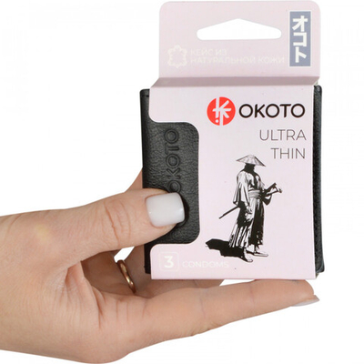 Презервативы в кейсе Okoto Ultra Thin ультратонкие №3