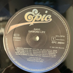 Винтажная виниловая пластинка LP Sade Diamond Life (Нидерланды, 1984)