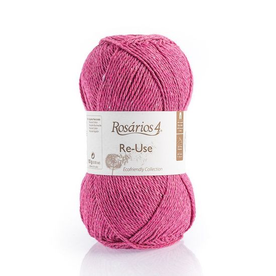 Пряжа ROSARIOS 4 Re-Use (100% переработанный хлопок)