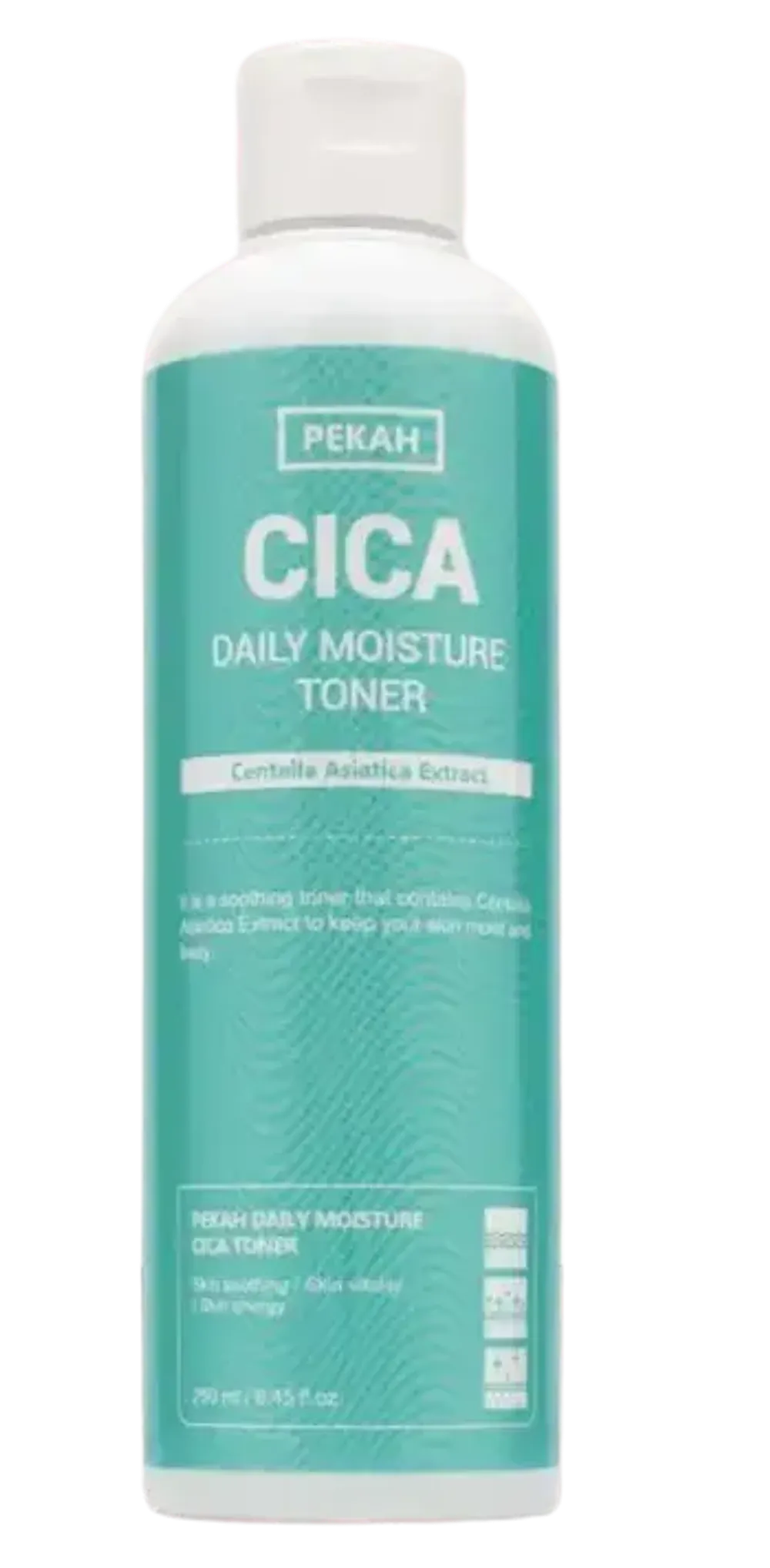 Успокаивающий тонер для лица с экстрактом центеллы азиатской PEKAH Daily Moisture Cica Toner 250 мл.