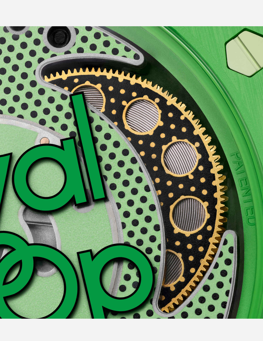 Часы Audemars Piguet x Swatch Royal Pop "Green Eight"