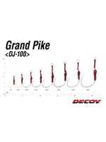 Крючок Decoy DJ-100 Grand Pike #1/0 (в упаковке 3 штуки)