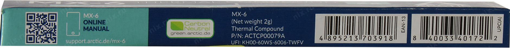 Термопаста Arctic Cooling <ACTCP00079A> MX-6, 2 г