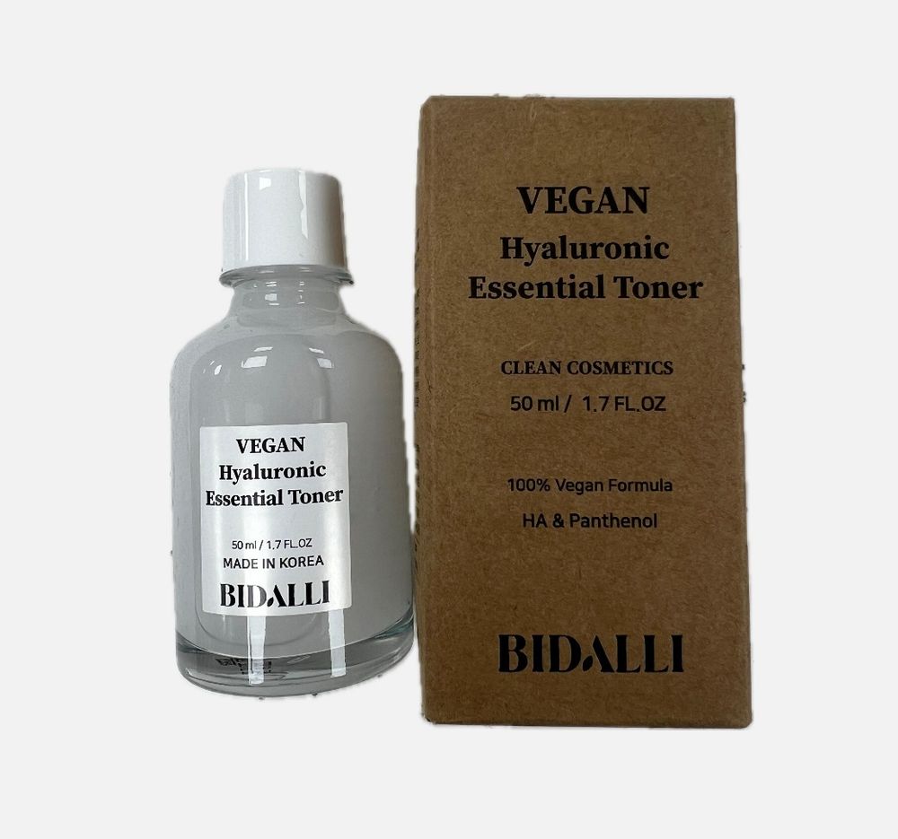 Увлажняющий тонер с гиалуроновой кислотой BIDALLI Hyaluronic essential toner 50 мл