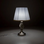 Citilux Вена CL402811 Настольная лампа с абажуром Хром