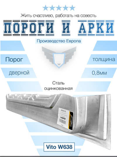 Внутрянка сдвижной двери Mercedes Vito W638 (Potrykus)