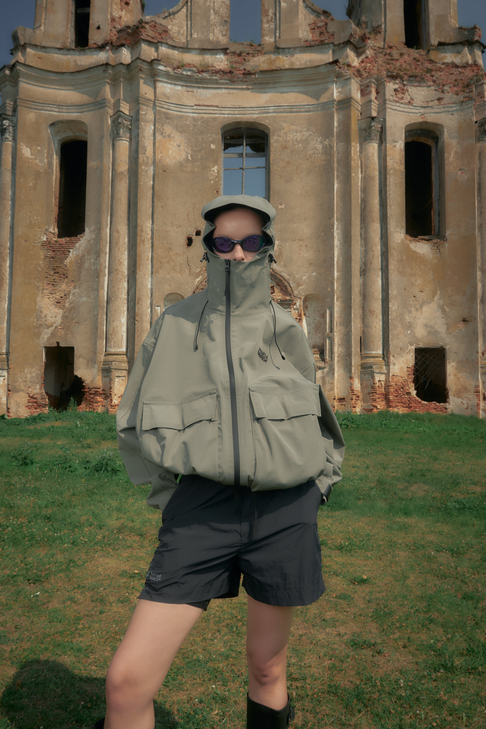 Куртка Called a Garment 5-Winds Hardshell Jacket "Olive Grey"