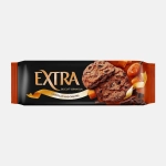 Печенье с шоколадом и фундуком/шоколадом и карамелью Extra/Extrasi 150г в ассортименте