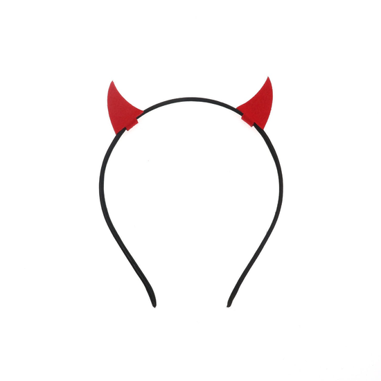 Ободок Devil, красный