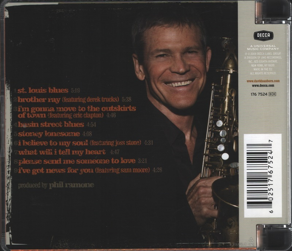 David Sanborn / Here & Gone (CD)