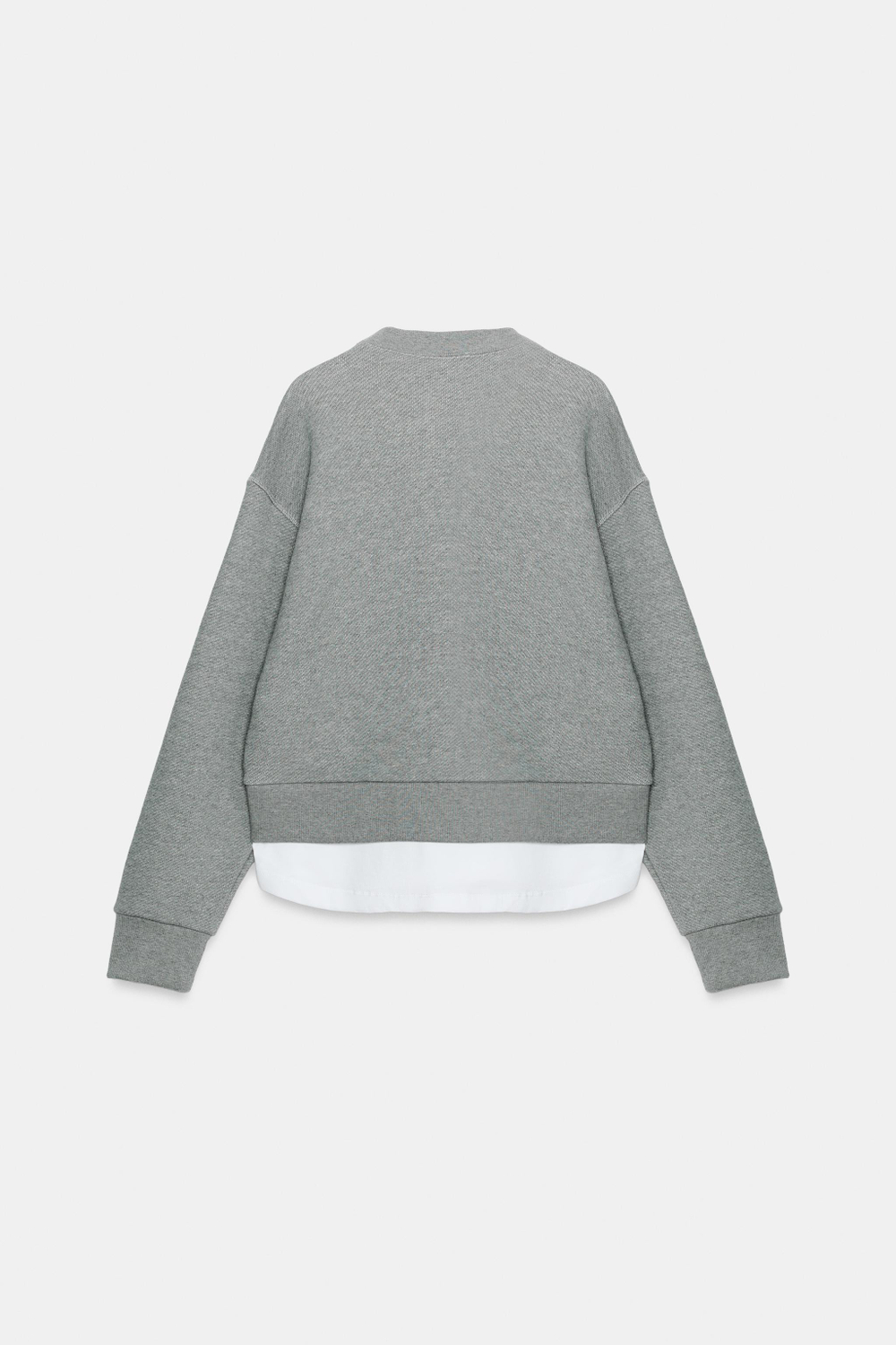 КОМБИНИРОВАННАЯ ТОЛСТОВКА — ZARA