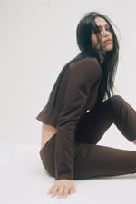 Полосатая куртка на молнии- ZARA