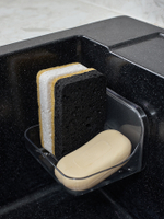 Набор губок для посуды из целлюлозы и кокосового волокна Eco Sponge черные | 6шт