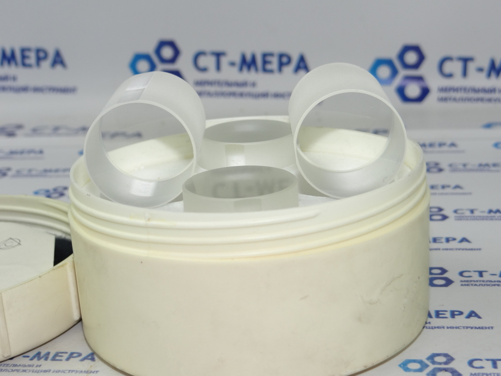 Пластины стеклянные плоскопараллельные ПМ-40 №6 (40,62- 40,75- 40,87- 41,00) 4 шт., ГОСТ 1121-75