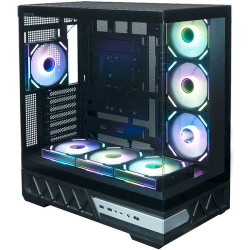 Корпус Midi-Tower XASTRA Q700 7ARGB-FS-C10-UC ARGB Black (Q700-7FS12A-C10-UC)