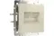 Розетка RJ45 Werkel двойная слоновая кость 27126