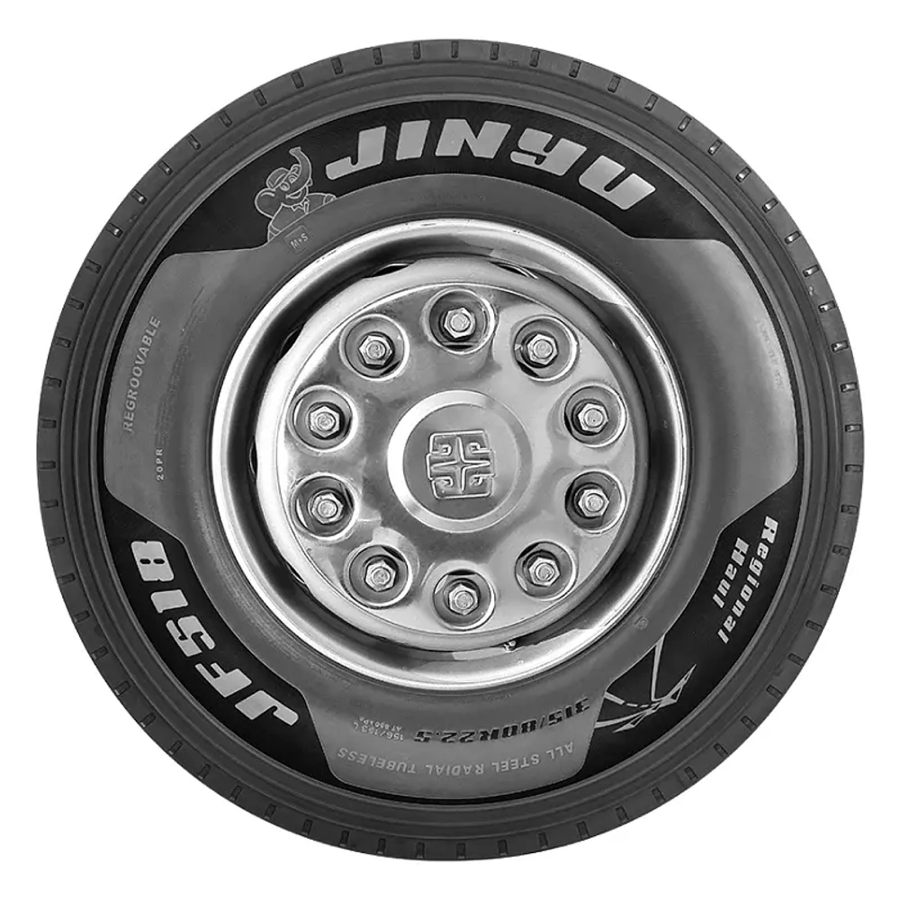Шина 315/80R22,5 20 156/153 L TL JF518 JINYU Рулевая.