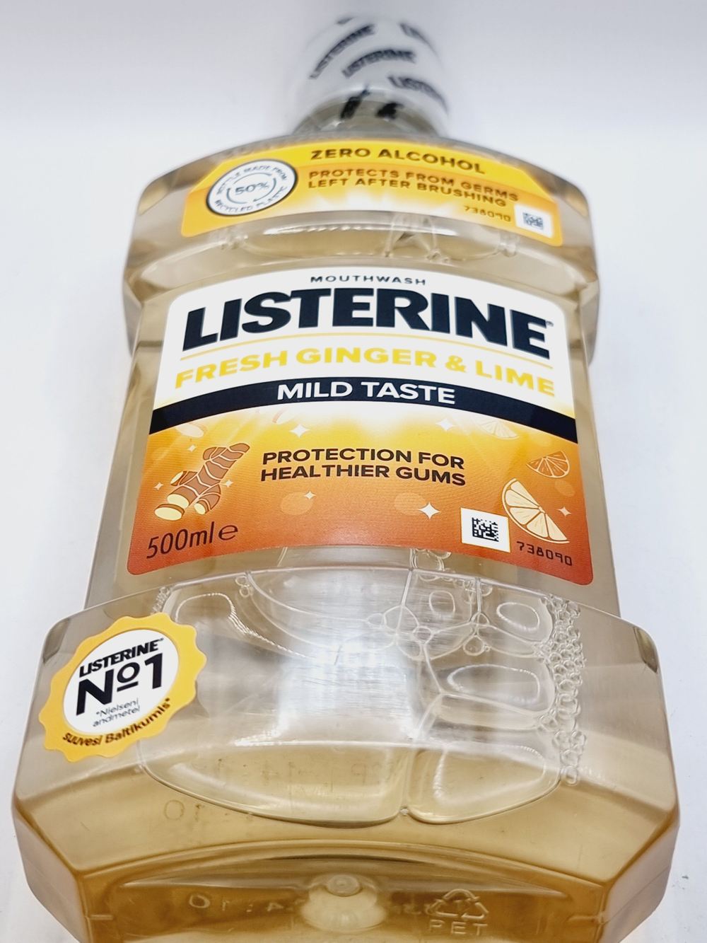 Listerine Ополаскиватель для рта Свежий имбирь и лайм 500 мл (из Финляндии)