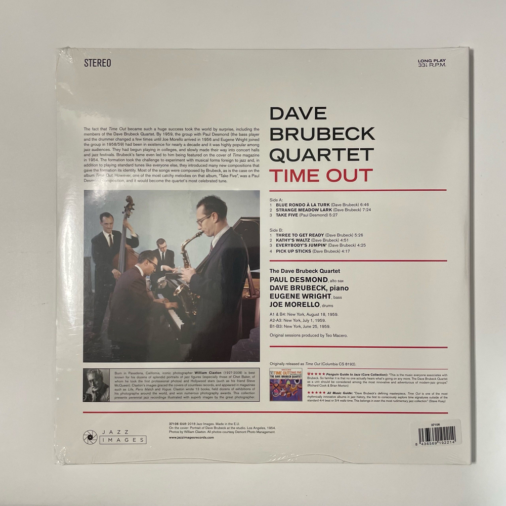 Виниловая пластинка LP Dave Brubeck Quartet Time Out (Европейский Союз)