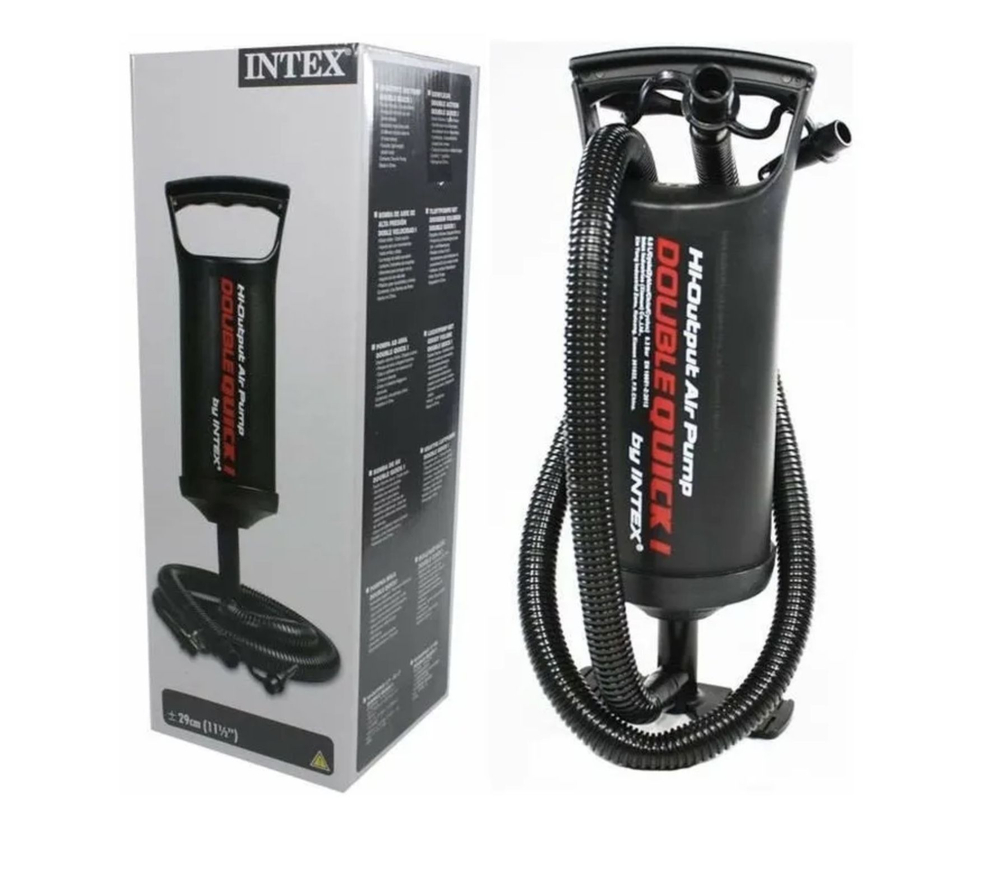 Плотик Intex "Большой Фламинго" 142х137х97см, 57558 с насосом
