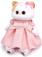Мягкая игрушка Кошечка Ли-Ли в розовом платье 24 см