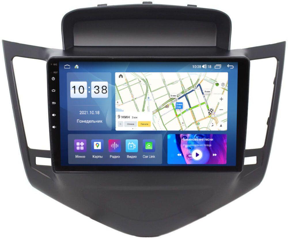 Магнитола для Chevrolet Cruze 2009-2012 - Parafar PF045UHD на Android 13, Быстрая, QLED, CarPlay, 4G SIM-слот