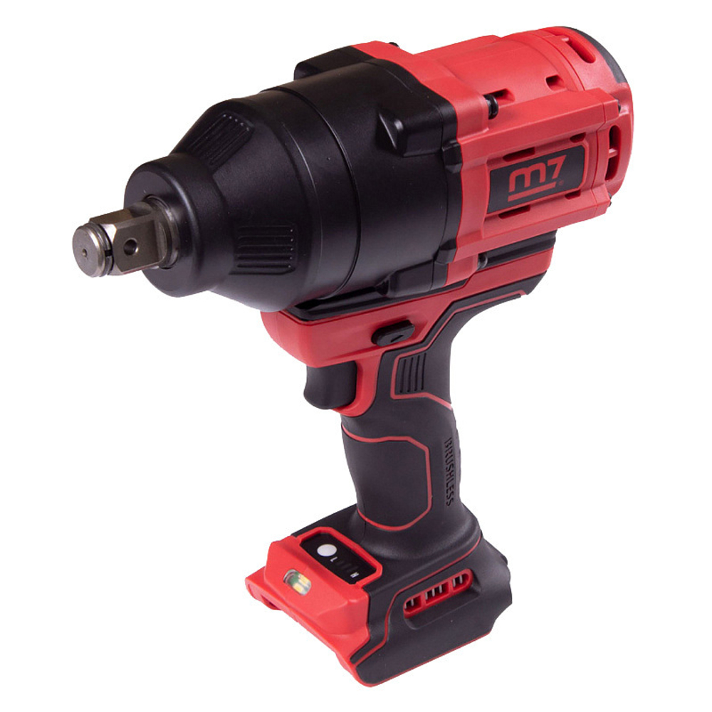 MIGHTY SEVEN (DW-601) Гайковерт аккумуляторный ударный 3/4", 1900 Нм, 18 В, без аккумулятора и ЗУ