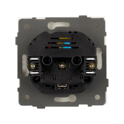 Механизм розетки с USB зарядкой SCT-TENDO-MUAC-PL-GD (230V, 16A) (Arlight, -) 054089