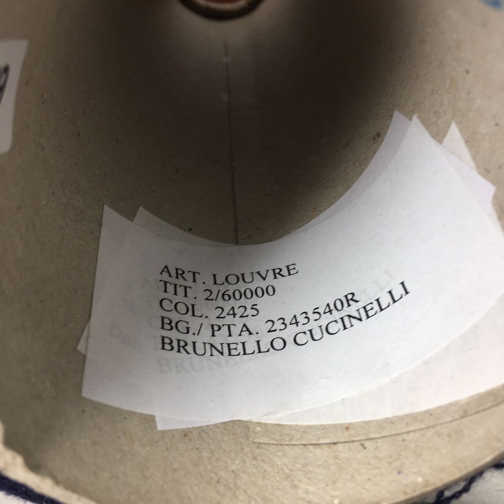 50% скидка LOUVRE - CARIAGGI for Brunello Cucinelli; 90% меринос, 10% кашемир; 3000м/100гр; 50% скидка