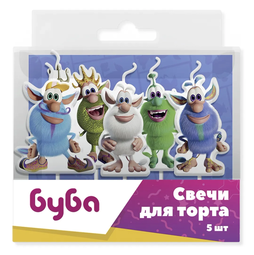 Свечи фигуры 5шт
