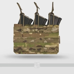 АКМ 3 MOLLE. Сумка для 3 магазинов АК без клапана
