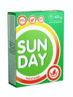 Порошок стиральный SUNDAY ручная стирка универсальный Сонца 400г