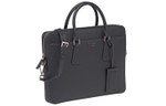 PRADA Leather Laptop Bag, Briefcase, Crossbody Bag Men"s Black