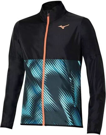 Мужская теннисная кофта Mizuno Hoody Jacket - черный