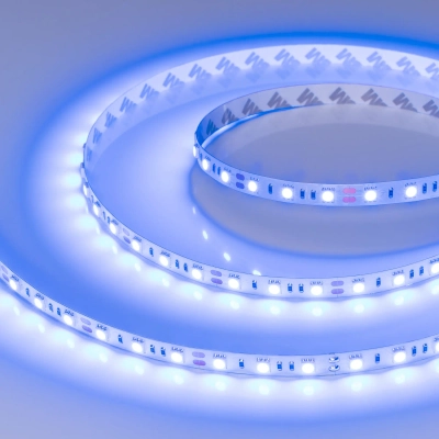 Лента RT-B60-10mm 12V Blue (14.4 W/m, IP20, 5m) (Arlight, Открытый)