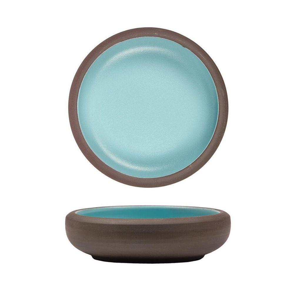 Салатник 400 мл d 15,8 см h4,5 cм емкость для закусок Blue Matt New Brown Taiga P.L. [6]