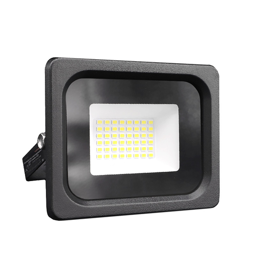 Светодиодный прожектор LED 20Вт 220-240В 1400Лм 6500К IP65 TEXENERGO (черный)