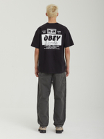 Мужская Футболка Obey Records Buy, Sell, Trade
