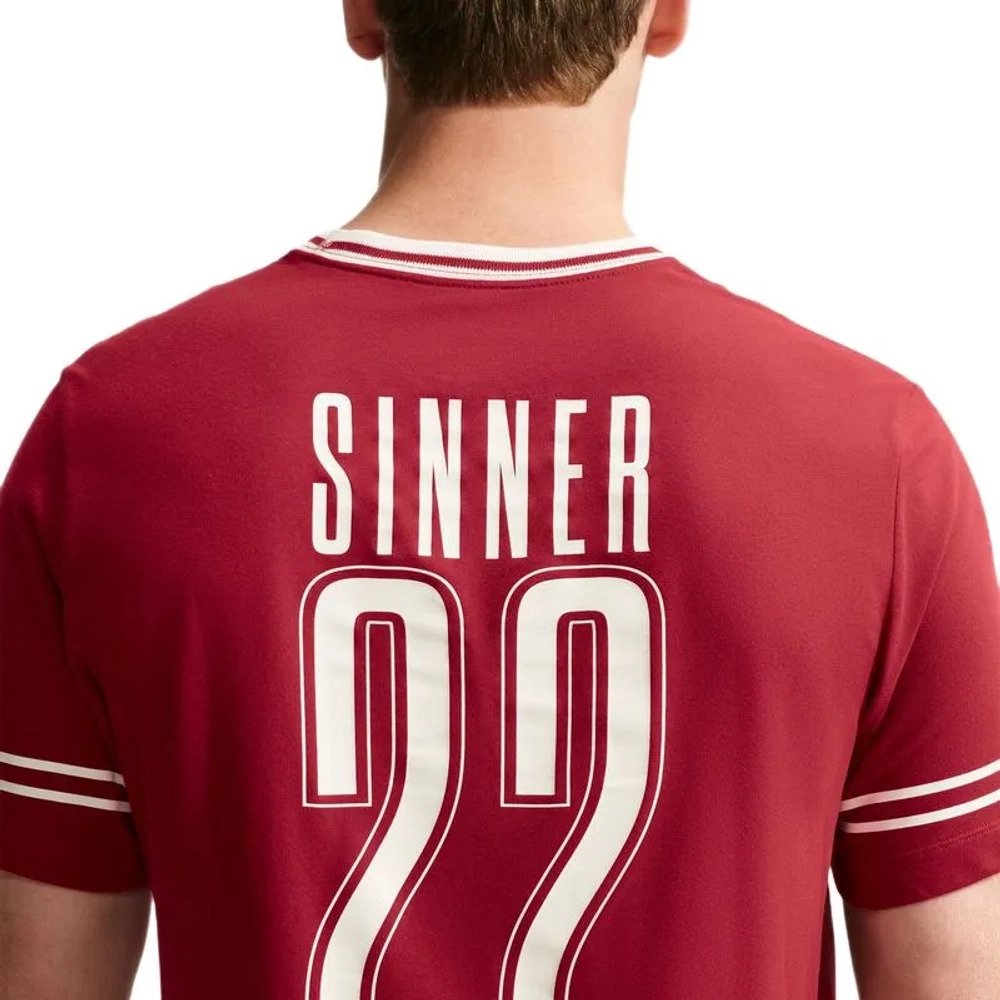Теннисная футболка Nike Court Dri-Fit Sinner - team red
