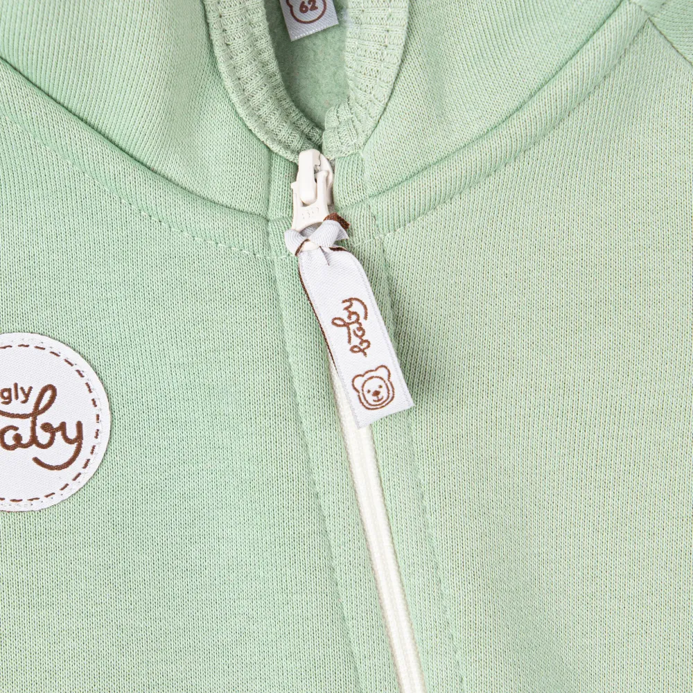 Комбинезон с капюшоном "Шалфей" утепленный 3-18 м