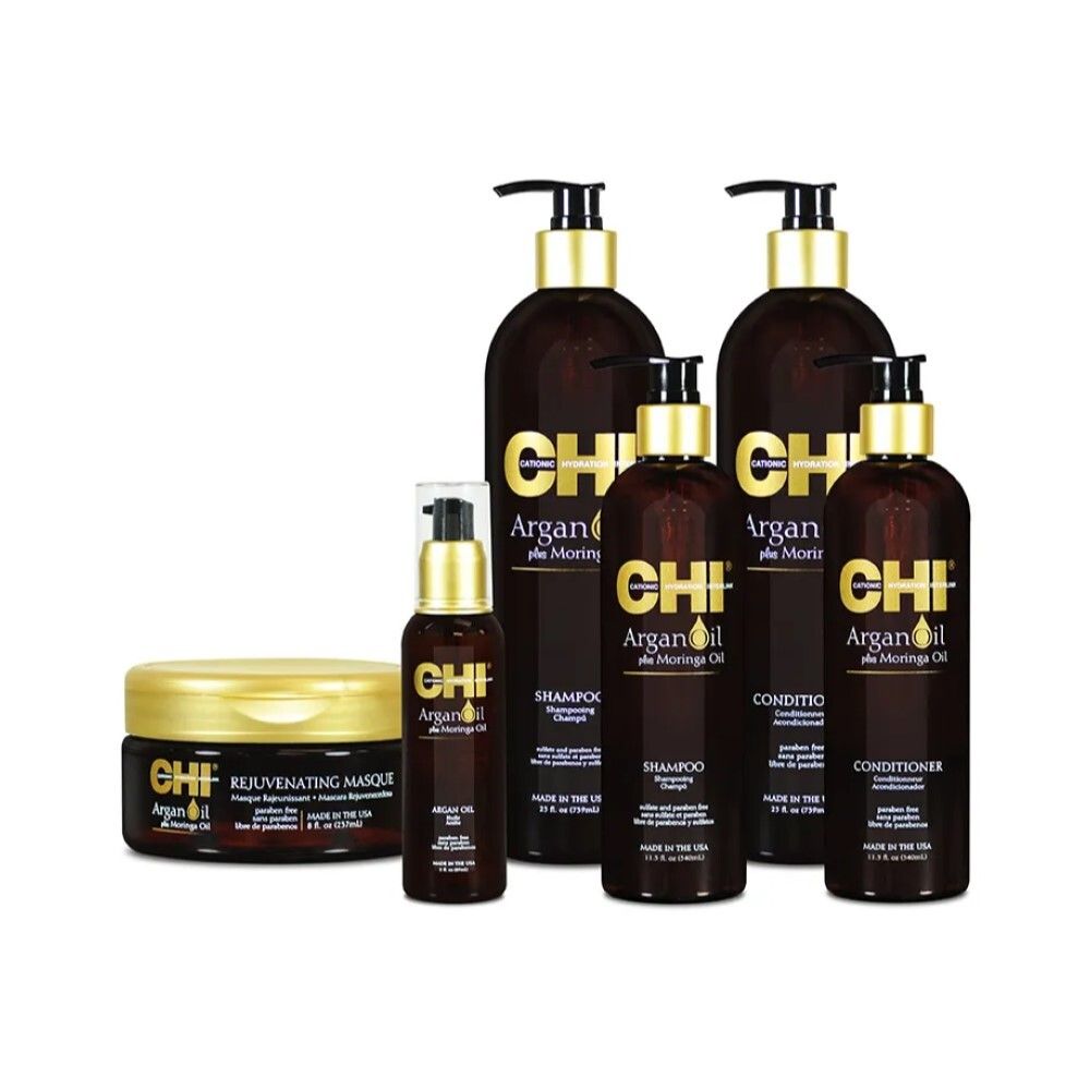 Маска омолаживающая для волос CHI Argan Oil с аргановым маслом, 237 мл